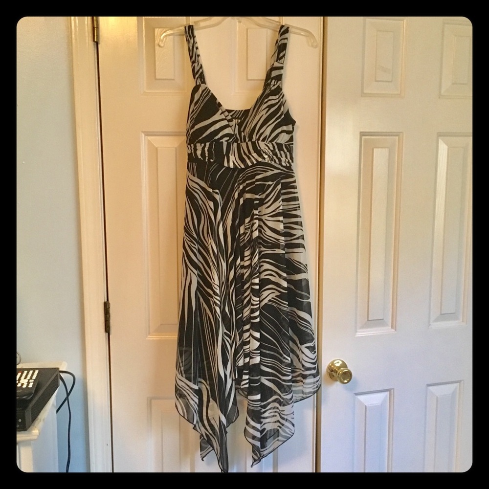 Black and White Pattern Olivia Matthews Dress